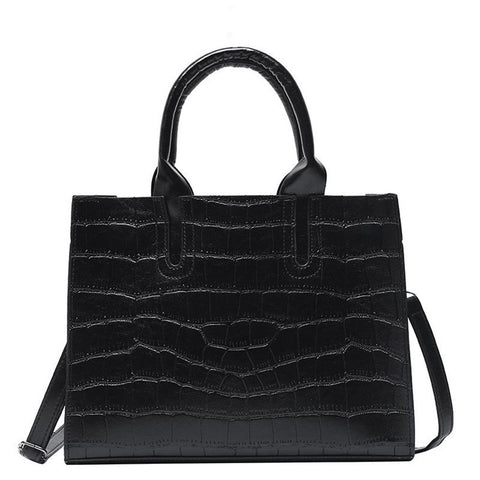 Bags For Women Female Black Handbags Shoulder Ladies Winter Pu Leather Crossbody Totes Purses