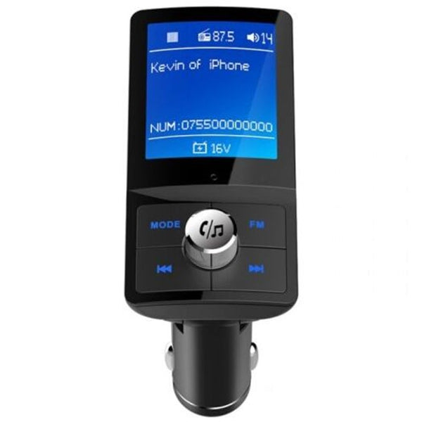 Bc45 Bluetooth Car Charger Fm Transmitter Black