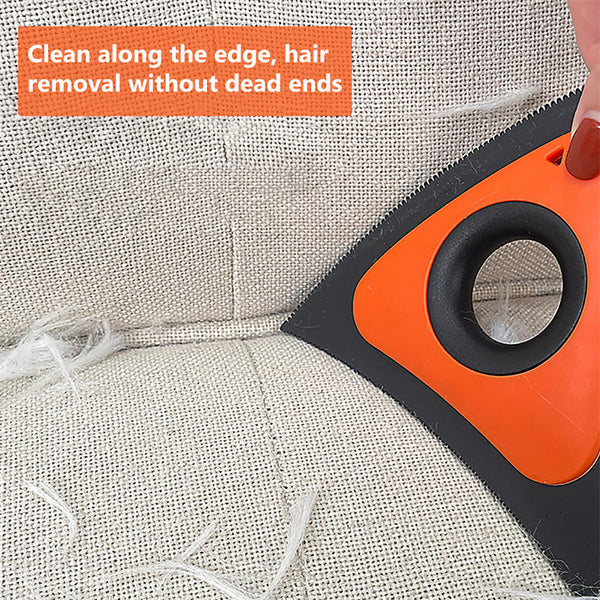Triangle Electrostatic Dog Hair Cleaner Carpet Scraper Pet Animal Brush Cat Remover Supplies