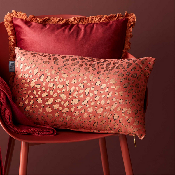 Bedding House Felidea Terra Filled Oblong Cushion