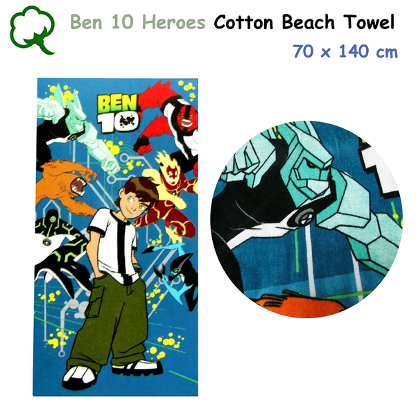 Ben 10 Heroes 100% Cotton Bath / Beach Towel