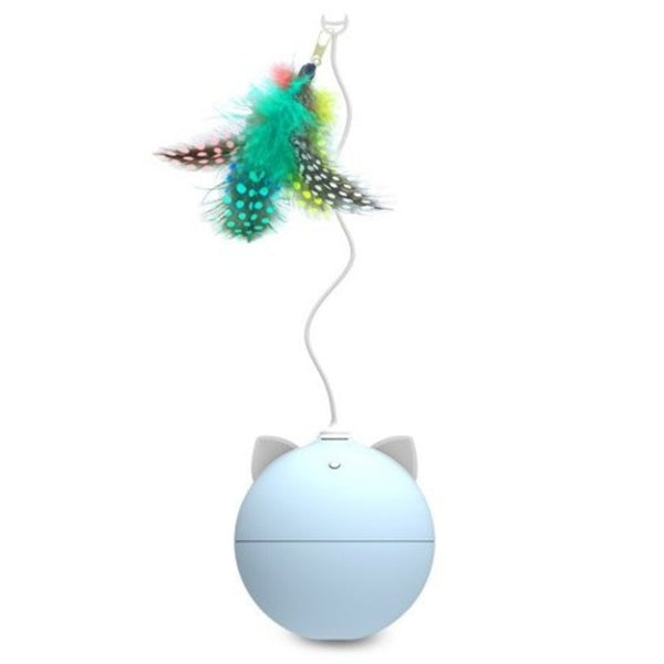 Bentopal P02 Creative Automatic Cat Toy Feather Version Sea Blue