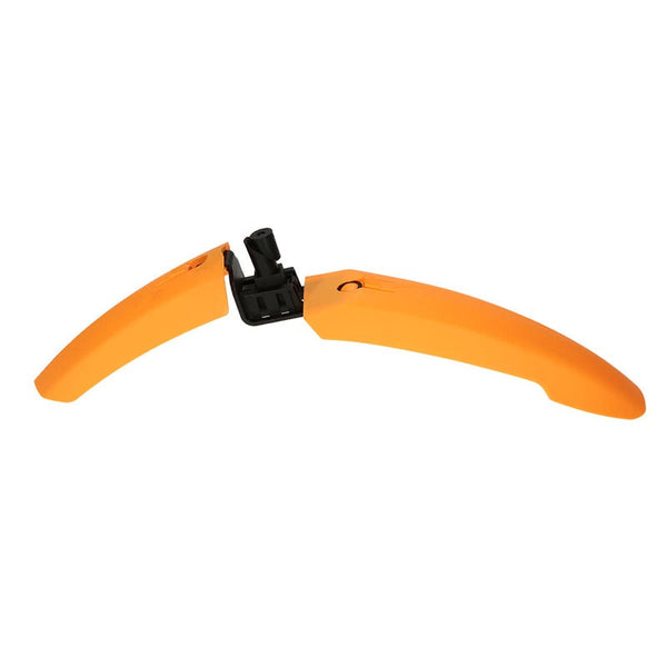 Bicycle Fender Mtb Mountain Bike Cycling Front Rear Led Mudguard Set Durable Guards With Tail Light Orange