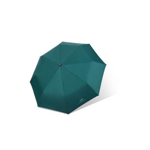 Fully Automatic Sunscreen Anti-Uv Umbrella Three-Fold Green