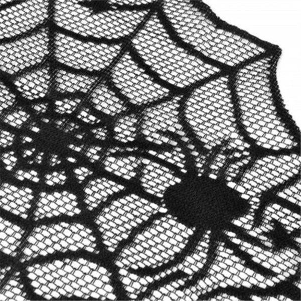Black Spider Web Perfect For Halloween Dinner Parties And Scary Movie Nights