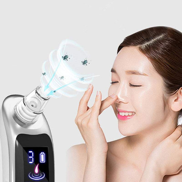 Face Treatments Blackhead Remover With Lcd Display Electric Facial Cleaner