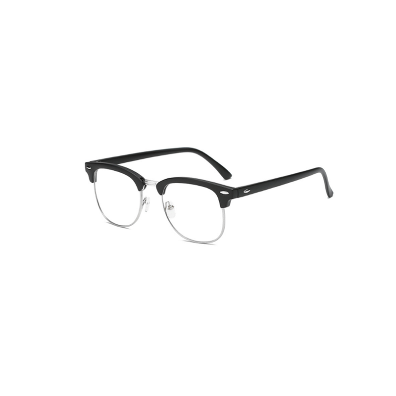 Blue Light Blocking Myopia Glasses Semi Rimless Lens Eyewear Frame 1