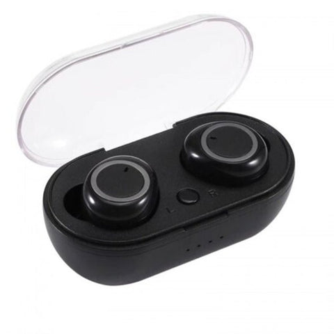 Bluetooth 5.0 Hd Wireless Headphone Sport Earphones Noise Reduction Waterproof Earbud Grey Black