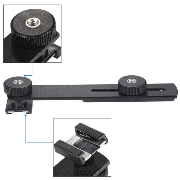 By-C01 Aluminium Alloy Universal Bracket Additional Cold-Shoe And 1/4" Screw Mount