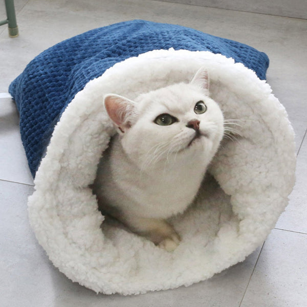 Breathable Cute Cat Cave Sleeping Bag For Warmth And Protection From The Wind