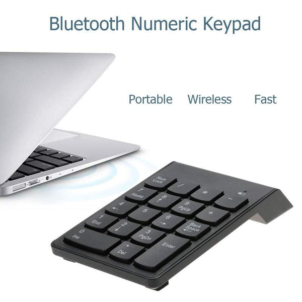Tablet Keyboards Bt 3.0 Numeric Keypad Wireless Number Pad 18 Keys Mini Digital For Imac / Macbook Air Pro Ipad Laptop Smartphone