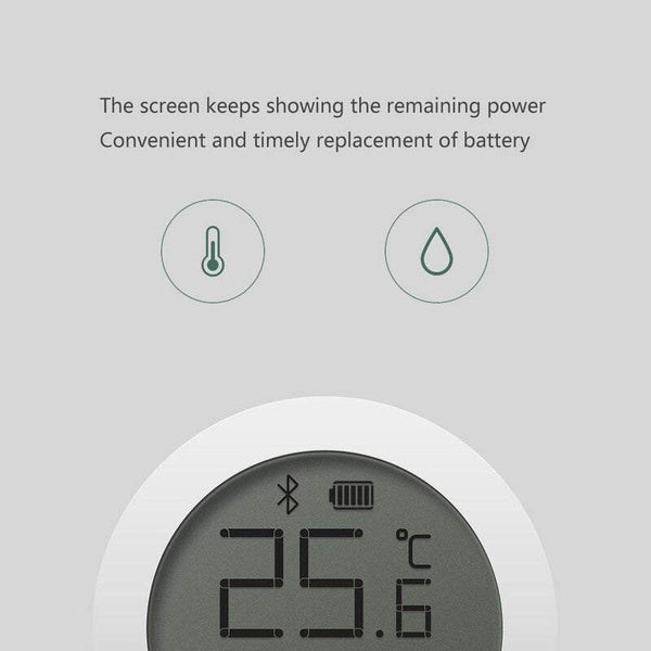 Weather Stations Room Thermometers Bt Temperature And Humidity Sensor Digital Hygrometer Lcd Screen