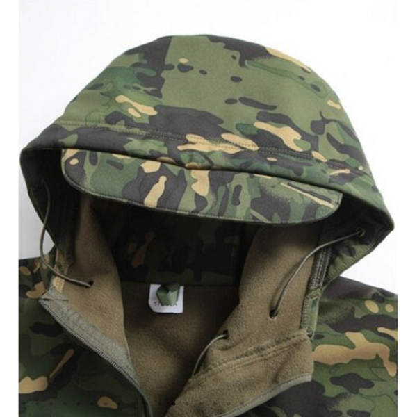 Outdoor Urban Leisure Sports Jacket Windproof Waterproof Camouflage Uniform Warm