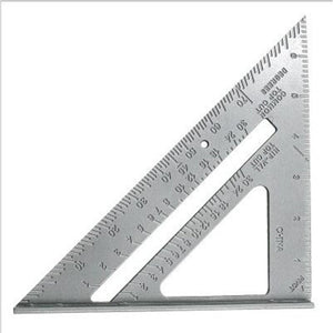 Drawing Tool Triangle Ruler Carpenter Square Measurement 45 90 Aluminum Alloy