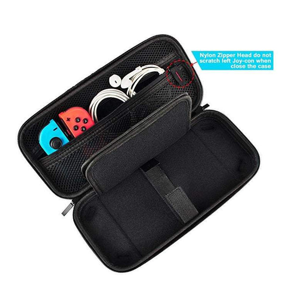 Gaming Consoles Carry Bag Carrying Case For Nintendo Switch With 20 Games Cartridges Protective Hard Shell Travel Pouch Accessories