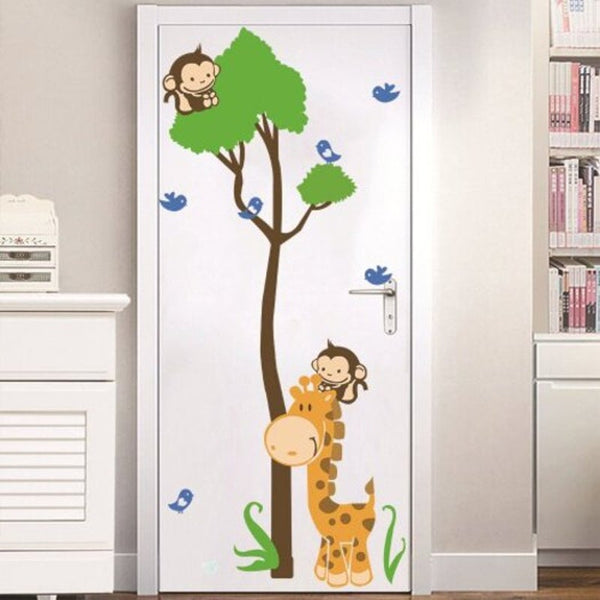 Removable Height Measure Wall Stickers For Children Bedroom Home Decals