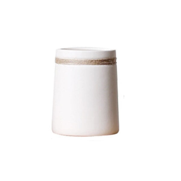 Boho Simple Coastal Ceramic Vases With Twine