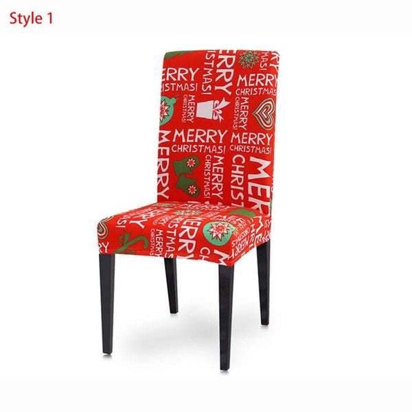 Chair Sofa Covers Christmas Elastic Slipcover Soft Stretch Protective