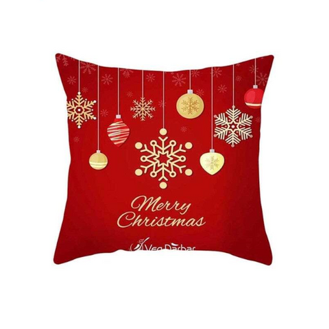 Christmas Decorative Square Cushion Covers Festive Home Décor