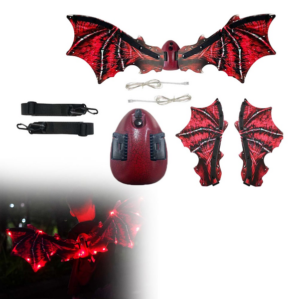 Christmas Halloween Costume Electric Dinosaur Wings With Led Light Perfect Party Accessory For Boys Girls
