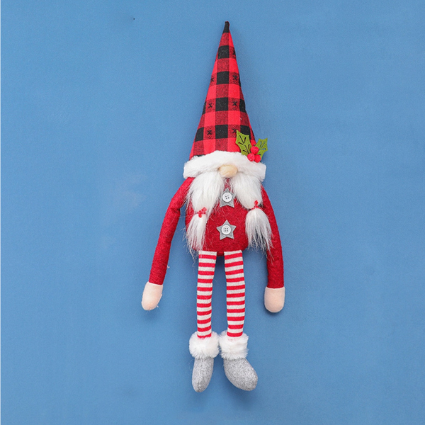 Christmas Gnome Curtain Buckle Tieback Holdback Drape Holder Fasten Clamp Window