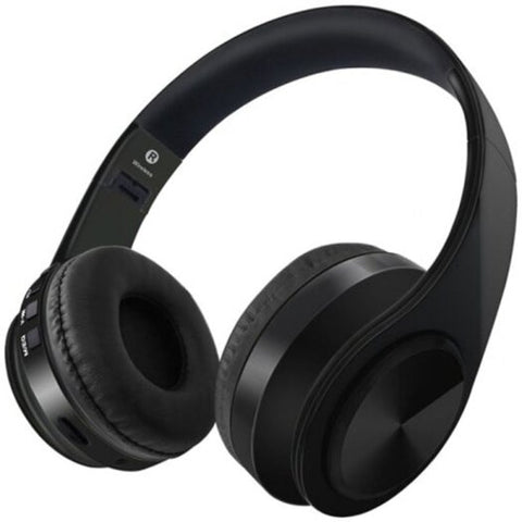 D422 Headband Bluetooth Headset Foldable Sports Headphone Black