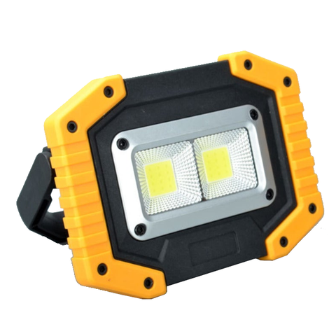 Cob 30W Led Work Light Rechargeable Portable Waterproof Flood Lights For Outdoor Camping Hiking Emergency Car Repairing And Job Site Lighting