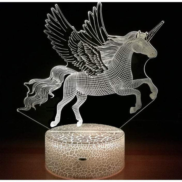 Lighting Colourful Unicorn Night For Kids Dimmable Led Nightlight Bedside Lamp