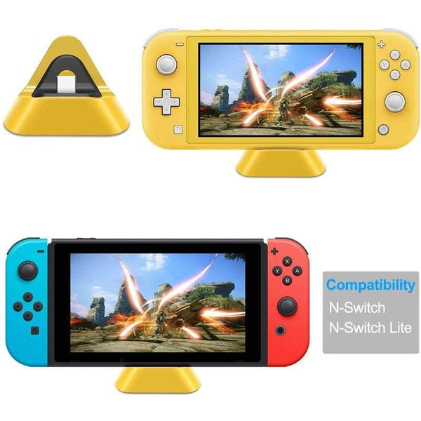 Gaming Compatible With Nintendo Switch Lite And Switch's Charging Dock Small Types Port Charger Station Yellow