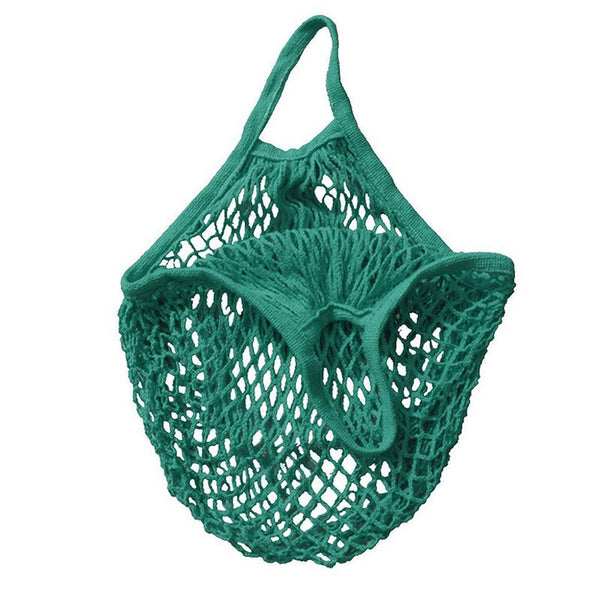 Cotton Mesh Net Shopping Bag Reusable Handbag Foldable Fruit Storage Tote