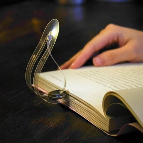 Creative Bookmark Led Night Light Reading Lamp Transparent