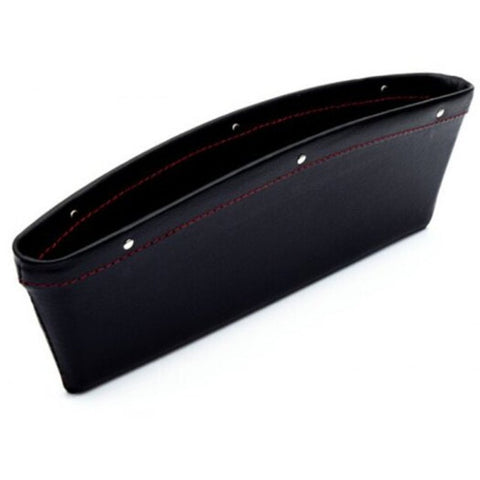Creative Car Crack Leather Storage Box Black