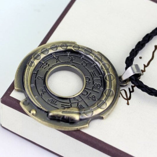 Creative Zinc Alloy Amulet Men Necklace Bronze