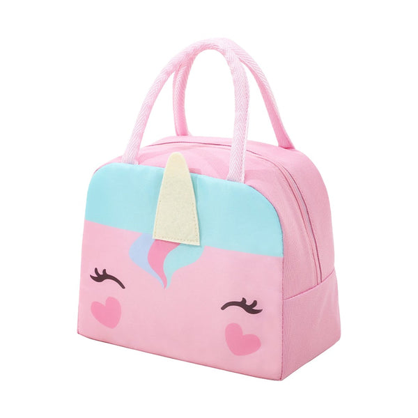 Cute Cartoon Animal Lunch Bags For Kids Box Carry Tote Picnic Case Storage