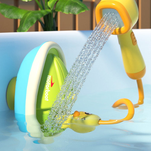 Cute Yellow Duck Children Bath Toys Spray Water Shower