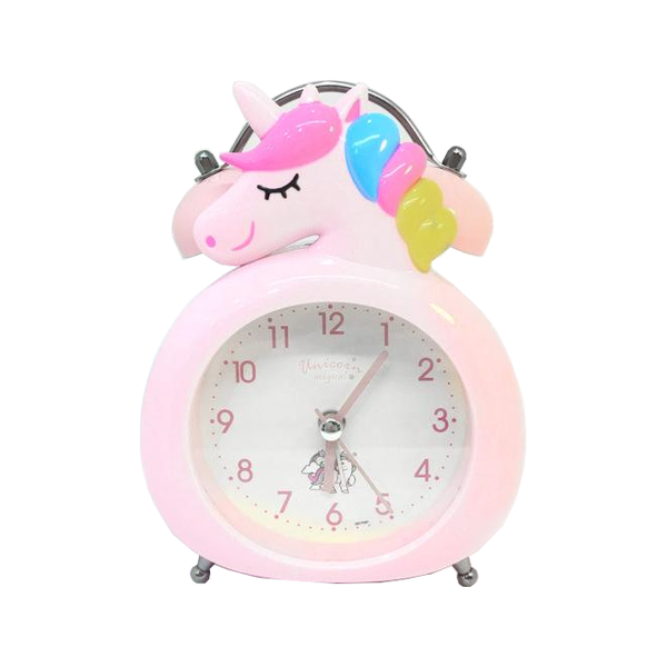 Cute Cartoon Unicorn Alarm Clock Kawaii Bedroom Accessories