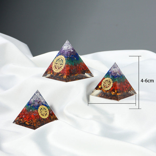 Fashion Crystal Stone Pyramid Ornaments Home Decorations