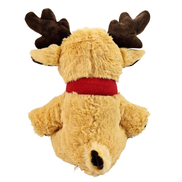Deer Christmas Red Scarf Elk Stuffed Animal Doll Plush Toys Gnomes Dec