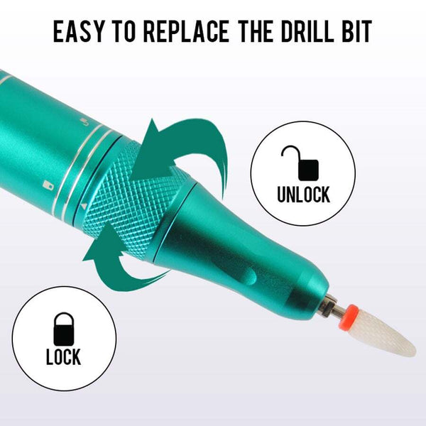 35000Rpm Rechargeable Nail Drill Machine Cordless Manicure Cuticle E-File Professional