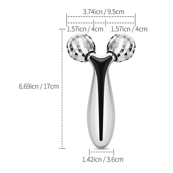 3D Roller Massager Portable Facial Body Lifting Slimming V-Face 360 Rotate Thin Wrinkle Remover Y Shape Relaxation