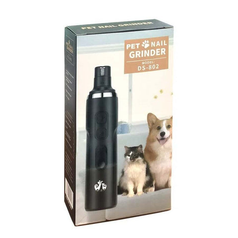 Electric Dog Nail Grinder For Clippers Rechargeable Usb Charging Pet Paws Quiet Grooming Trimmer Tools Universal