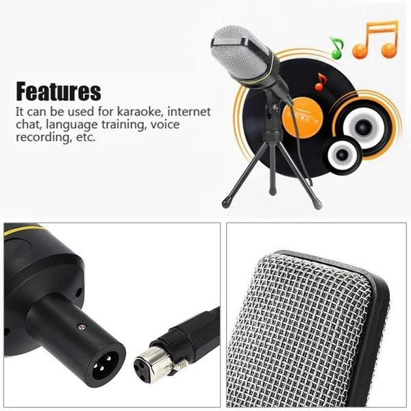 Microphones Desktop With Tripod Professional Podcast Studio Laptop / Pc For Recording Vocals And Acoustic Instrument Singing