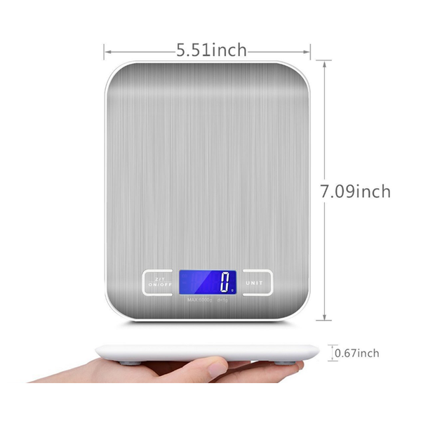 Multifunction Stainless Steel High Precision Digital Kitchen Food Scale