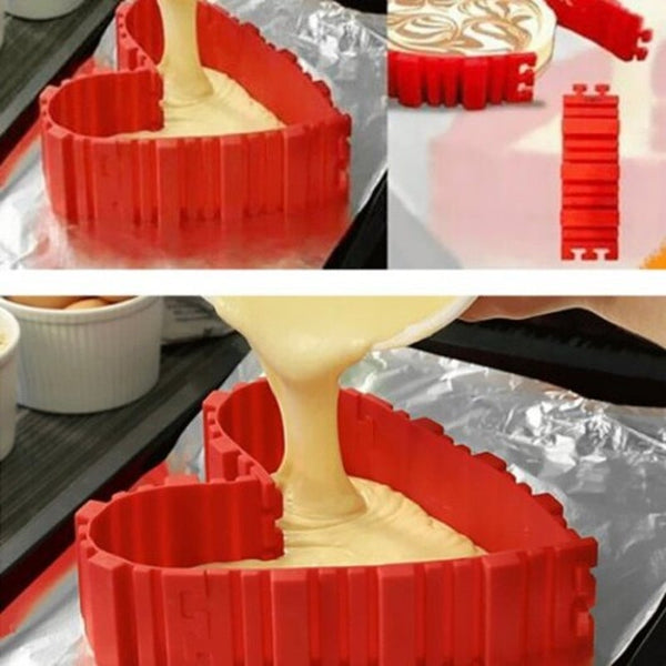 Diy Magic Silicone Cake Mold Red 1 Group