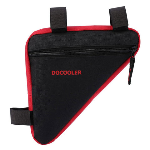 Triangle Cycling Bike Bicycle Front Saddle Tube Frame Pouch Bag Holder Outdoor Red