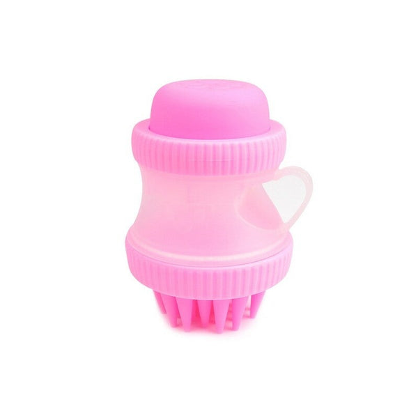 Dog Cat Bath Brush Comb Cleaning Massage Pet Spa Shower Grooming Multifunction Silicone Tools