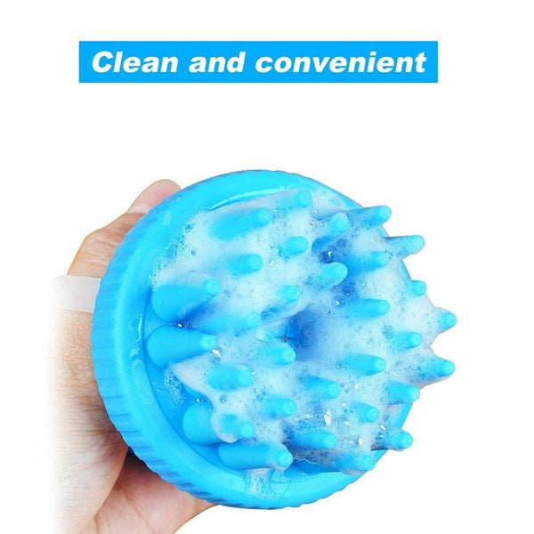 Dog Cat Bath Brush Comb Cleaning Massage Pet Spa Shower Grooming Multifunction Silicone Tools