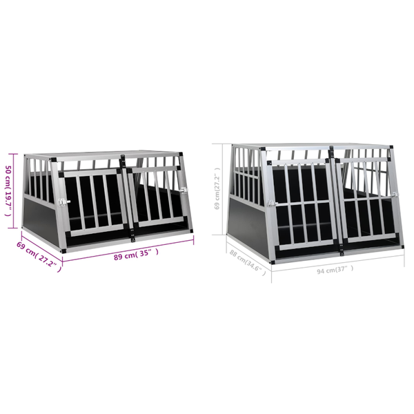 Dog Cage With Double Door