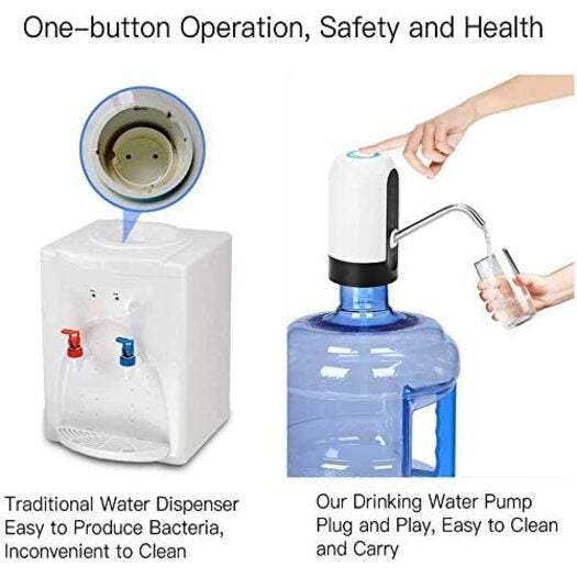 Water Pumps Drinking Bottle Usb Charging Automatic Portable Electric Switch