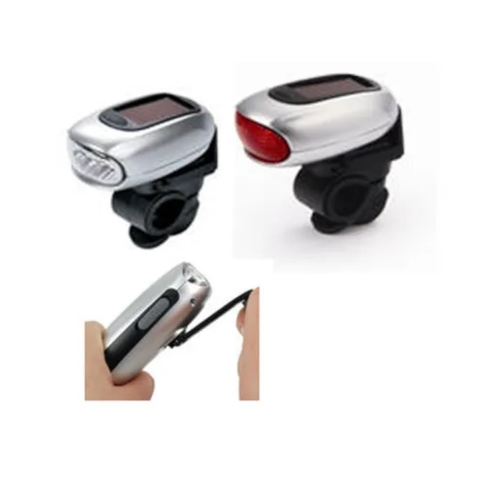 Dynamo Solar Led Bicycle Lamps (Front And Rear)